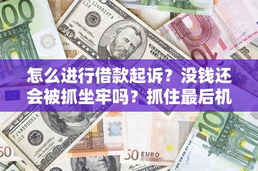 北京怎么进行借款起诉？没钱还会被抓坐牢吗？抓住最后机会！