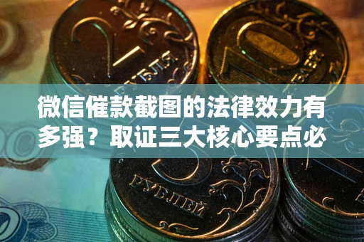 北京微信催款截图的法律效力有多强？取证三大核心要点必须知道！