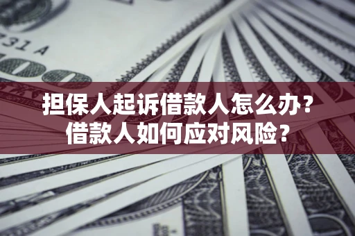 北京担保人起诉借款人怎么办？借款人如何应对风险？