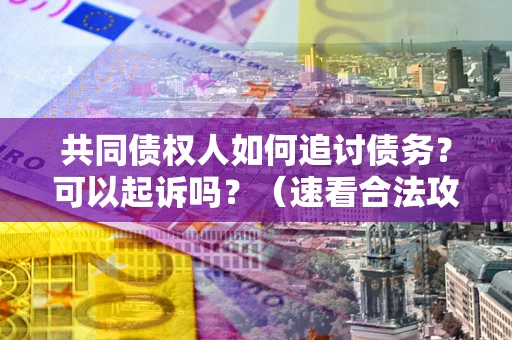 北京共同债权人如何追讨债务？可以起诉吗？（速看合法攻略）